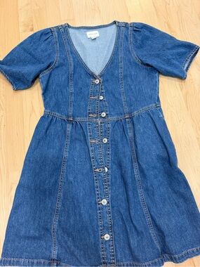 American Eagle Outfitters Blue Denim Mini Dress